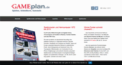 Desktop Screenshot of gameplan.de